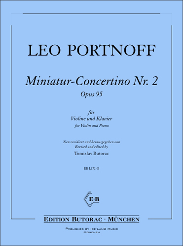 Cover - Leo Portnoff, Miniatur-Concertino No. 2